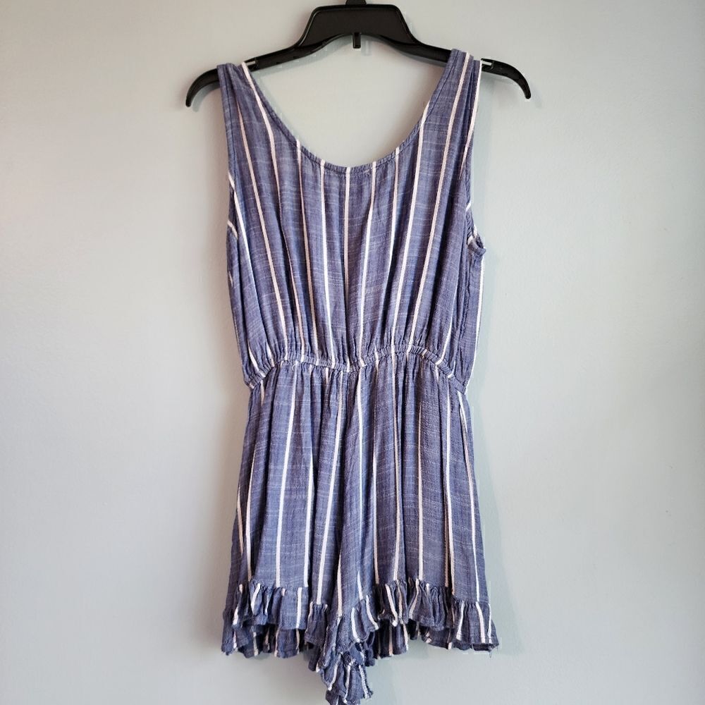 Kori Sleeveless Striped Romper  - Picture 9 of 15
